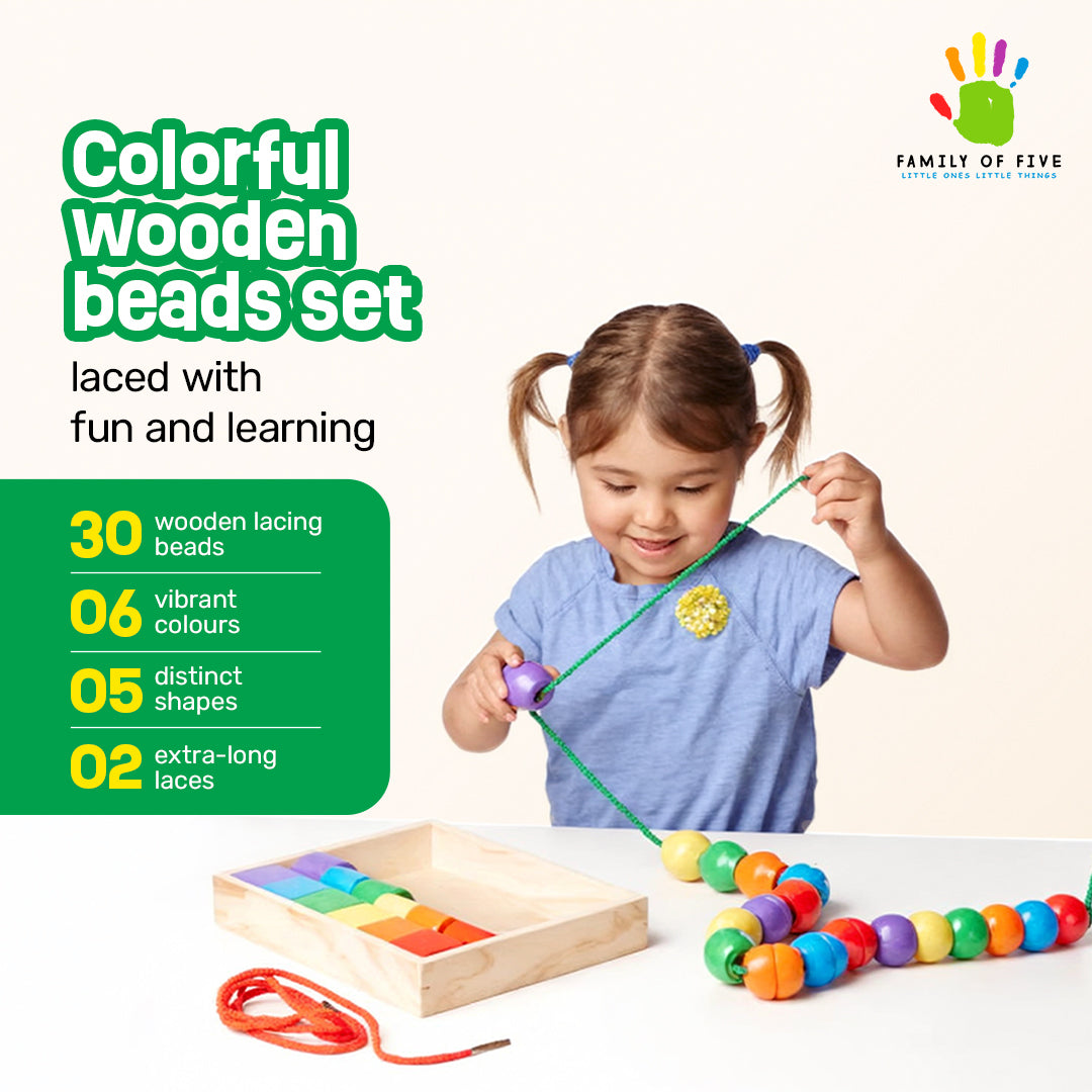 Melissa & Doug Wooden Beads