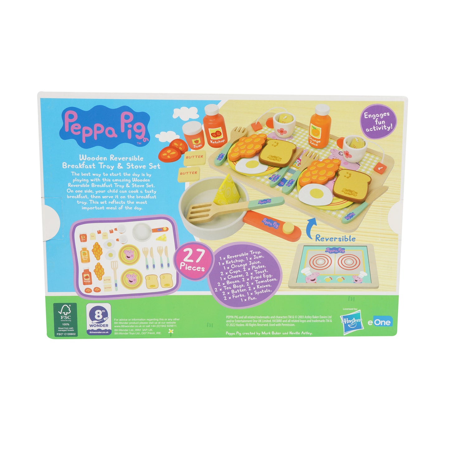 Peppa Pig - Reversable Tray & Stove