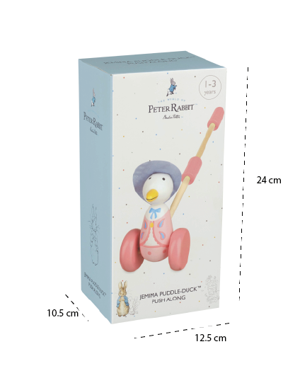 wooden push along car