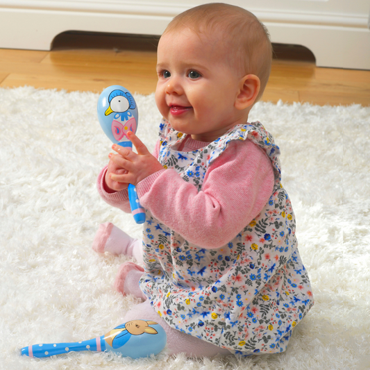 baby wooden maracas