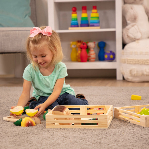 Melissa & Doug Wooden Cutting Food