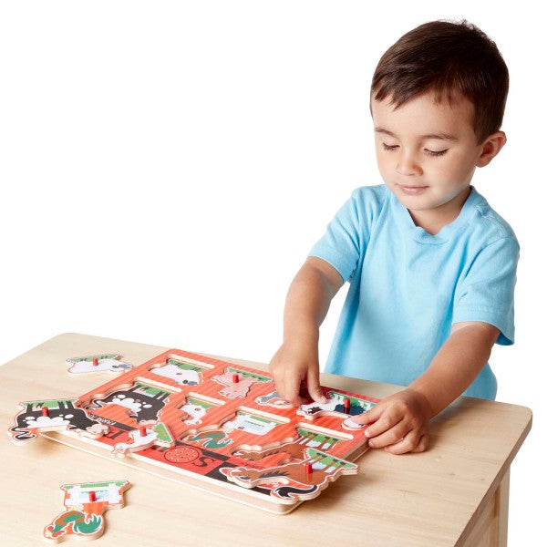 Melissa & Doug Farm Animals Sound Puzzle