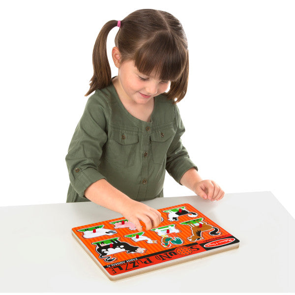 Melissa & Doug Farm Animals Sound Puzzle