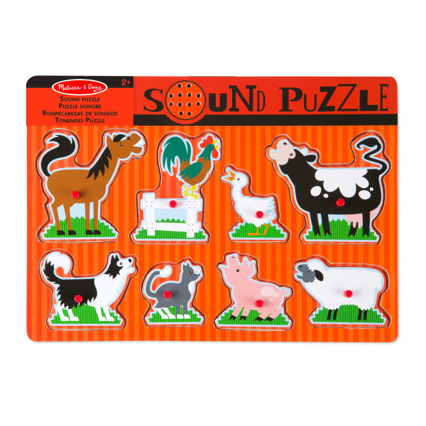 Melissa & Doug Farm Animals Sound Puzzle