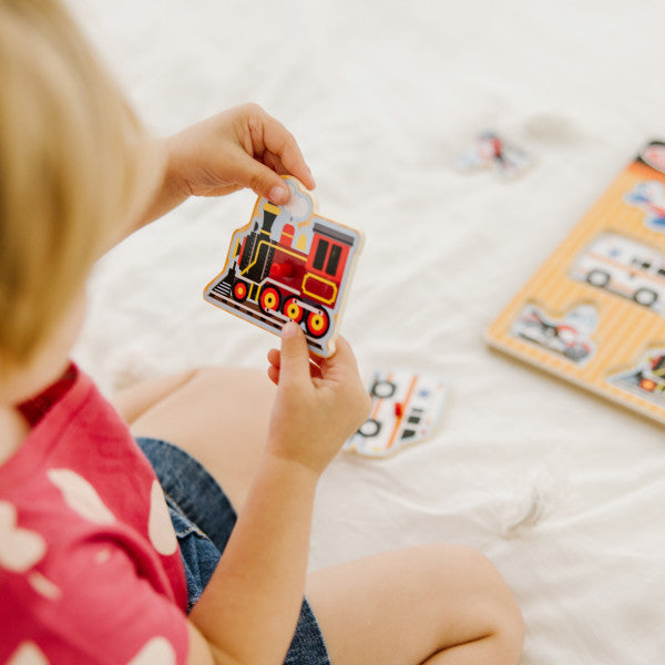 Melissa & Doug Vehicles Sound Puzzle