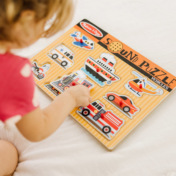 Melissa & Doug Vehicles Sound Puzzle