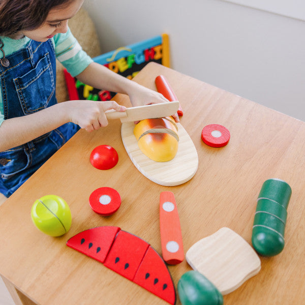 Melissa & Doug Wooden Cutting Food