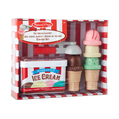 Melissa & Doug Scoop and Stack Ice Cream Cone Play Set