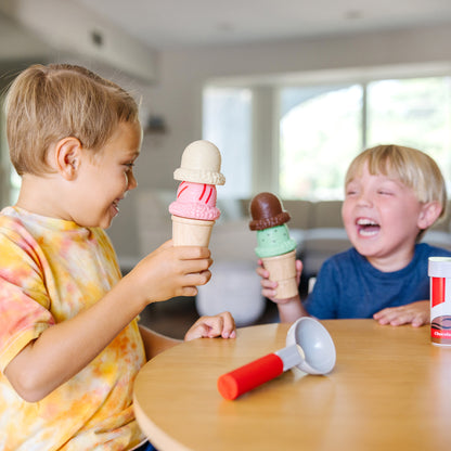 Melissa & Doug Scoop and Stack Ice Cream Cone Play Set