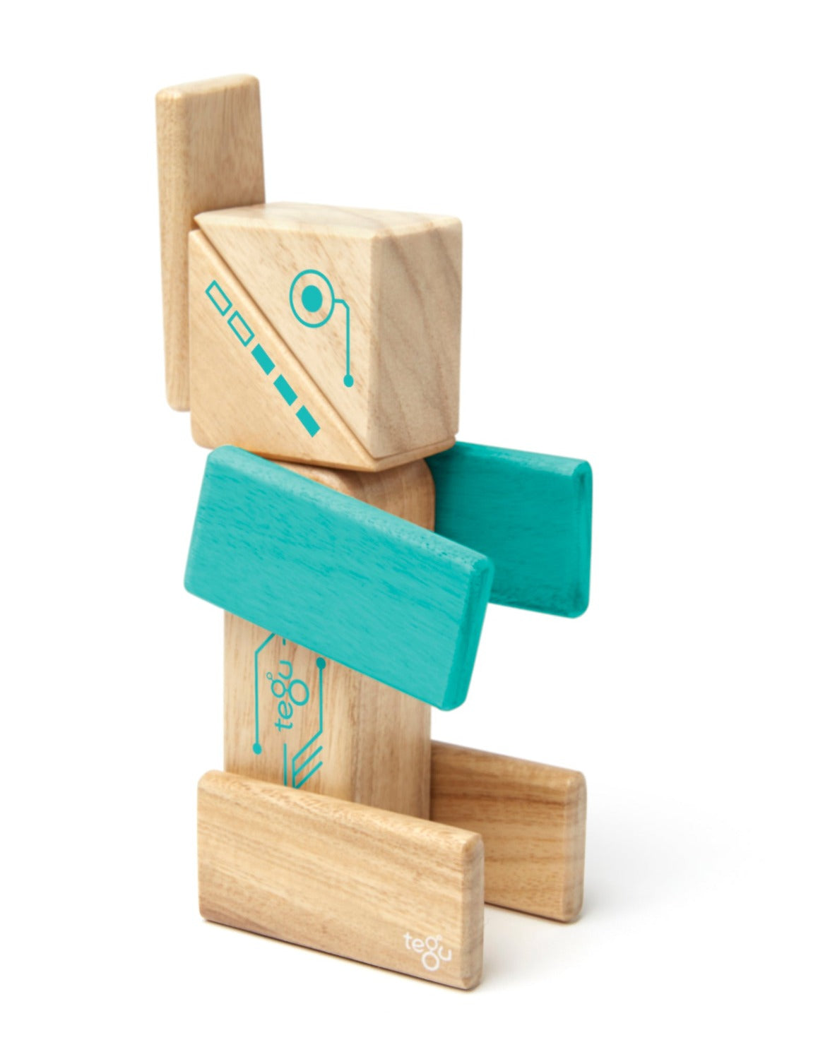Robo Magnetic Wooden Blocks