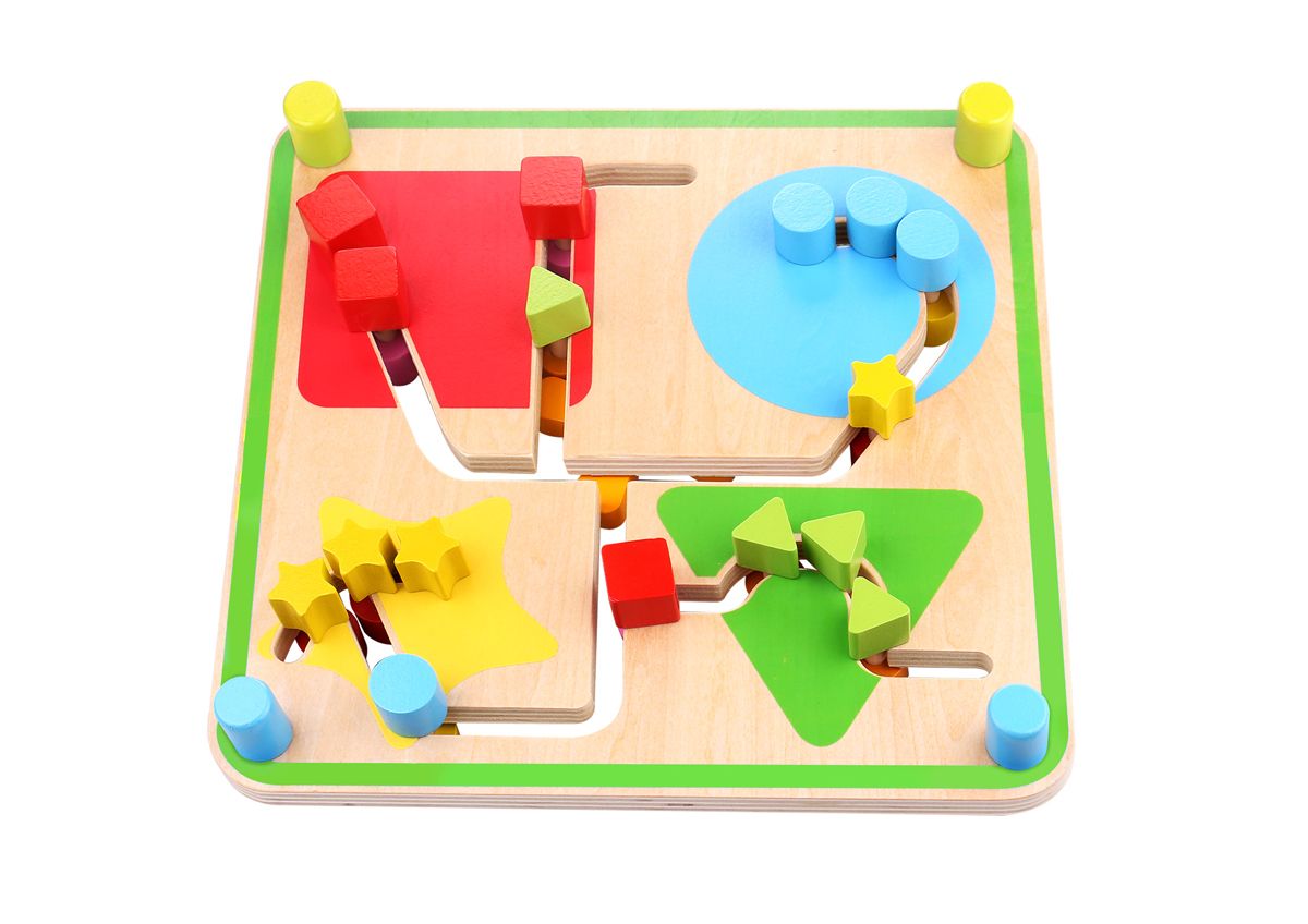Wooden Reversible Maze Toy