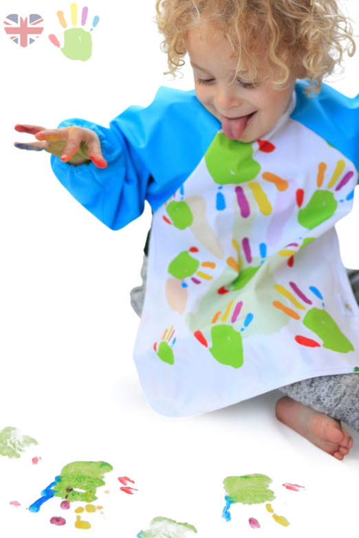 Baby boy long sleeve bib