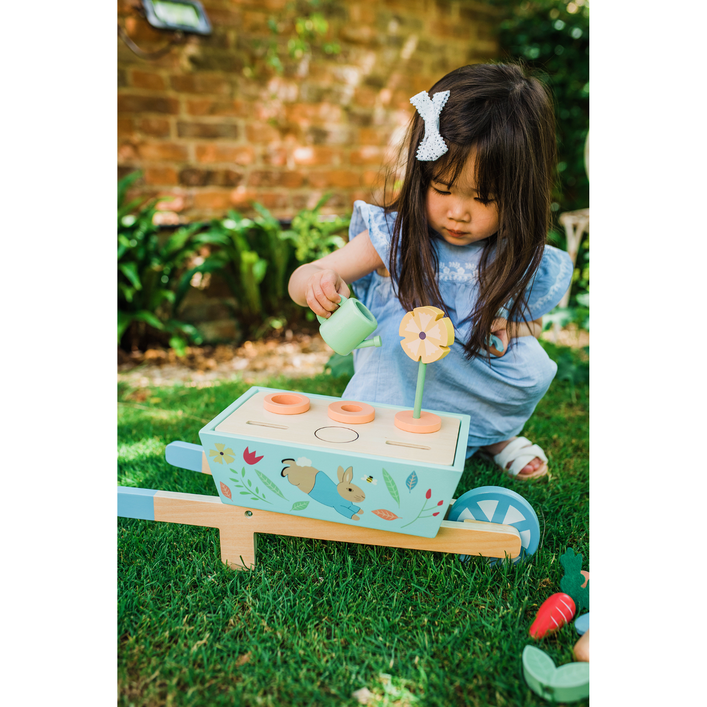 wheelbarrow planting