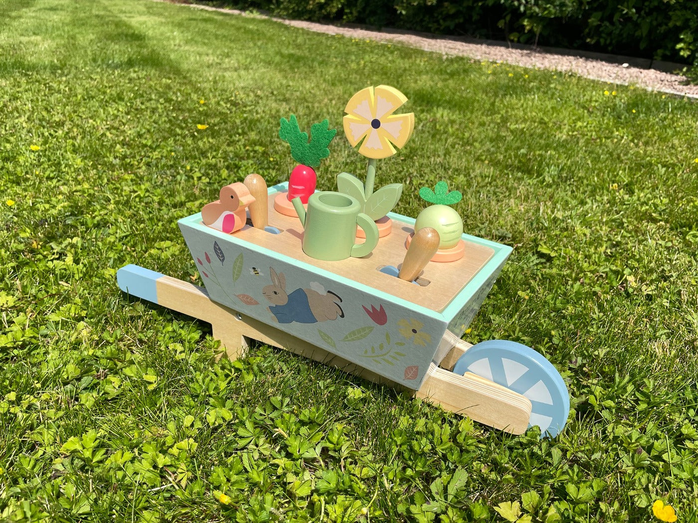 peter rabbit wheelbarrow