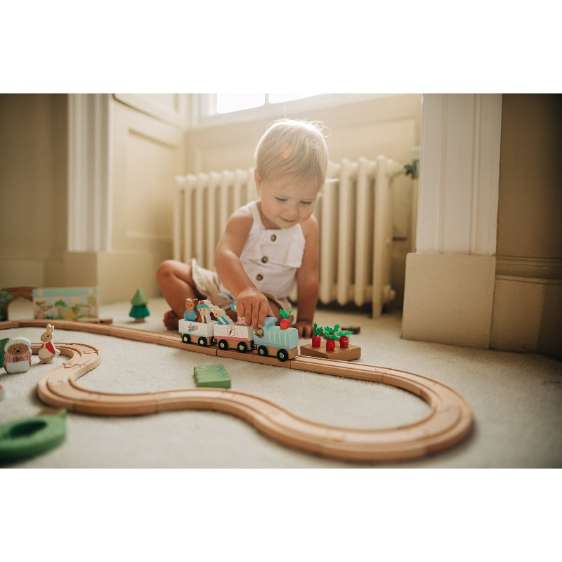 Peter Rabbit™ Wooden Train Track - Family of Five® UK – Family of Five ...